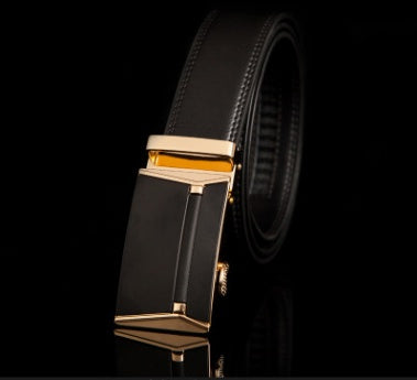 Men's leather factory direct belt buckle leather belt men's automatic belt belt wholesale business