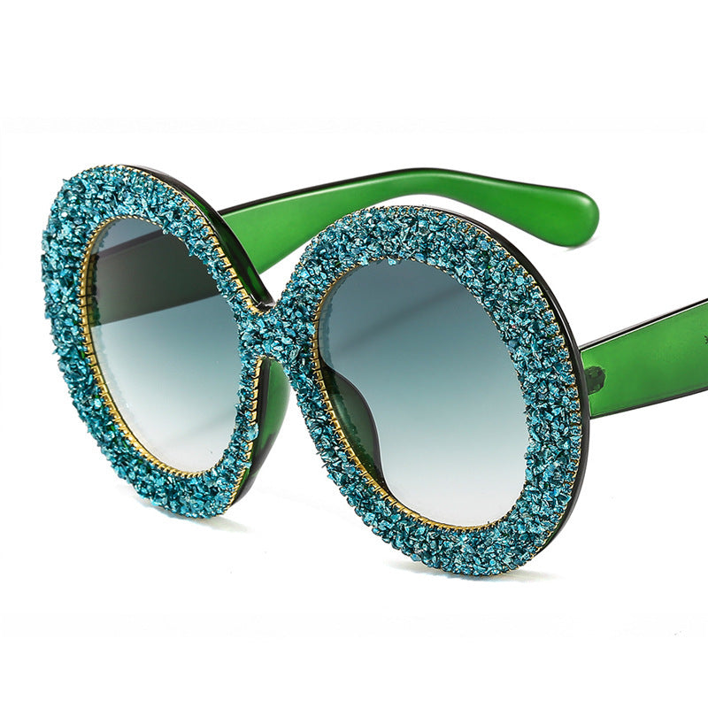 Classic handmade diamond sunglasses