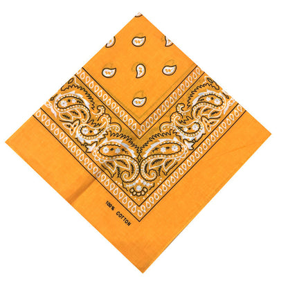 55cm Cotton Cashew Flower Square Scarf Printed Bandanna