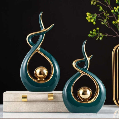 Modern Minimalist Ceramic Ornaments Light Luxury Home