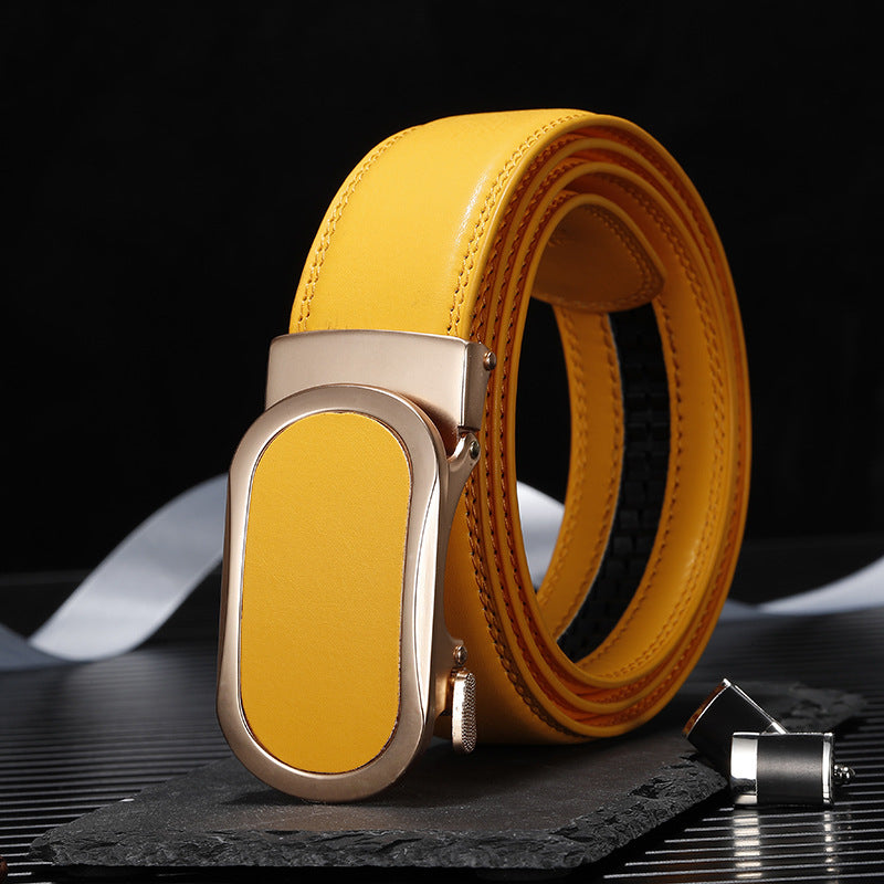 Men's Artificial Leather Comfort Click Belt