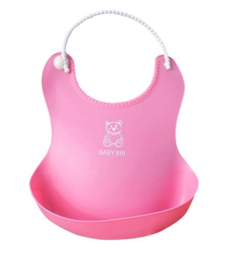 Baby Infant Toddler Waterproof Silicone Bib