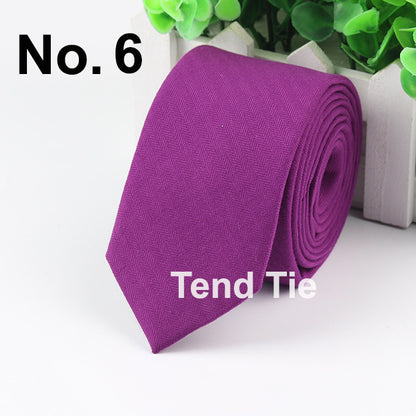 Men's Tie New Ultra-narrow Wool Elegant Atmosphere