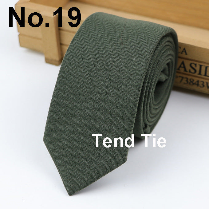 Men's Tie New Ultra-narrow Wool Elegant Atmosphere