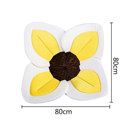 Baby Blooming Bath Flower Bathtub Mat Bath Cushion Infant Newborn Bath For Baby Blooming Sink Infant Shower Seat Accessories