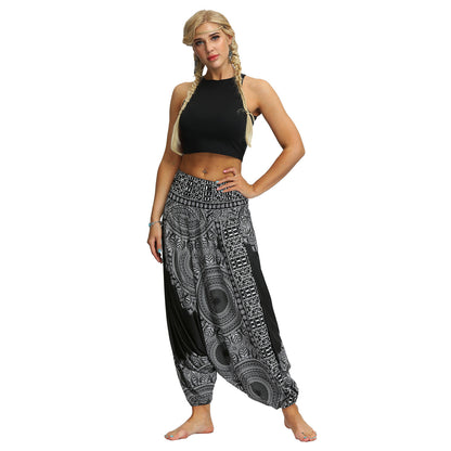 Digital Print Women's Lantern Yoga Pants