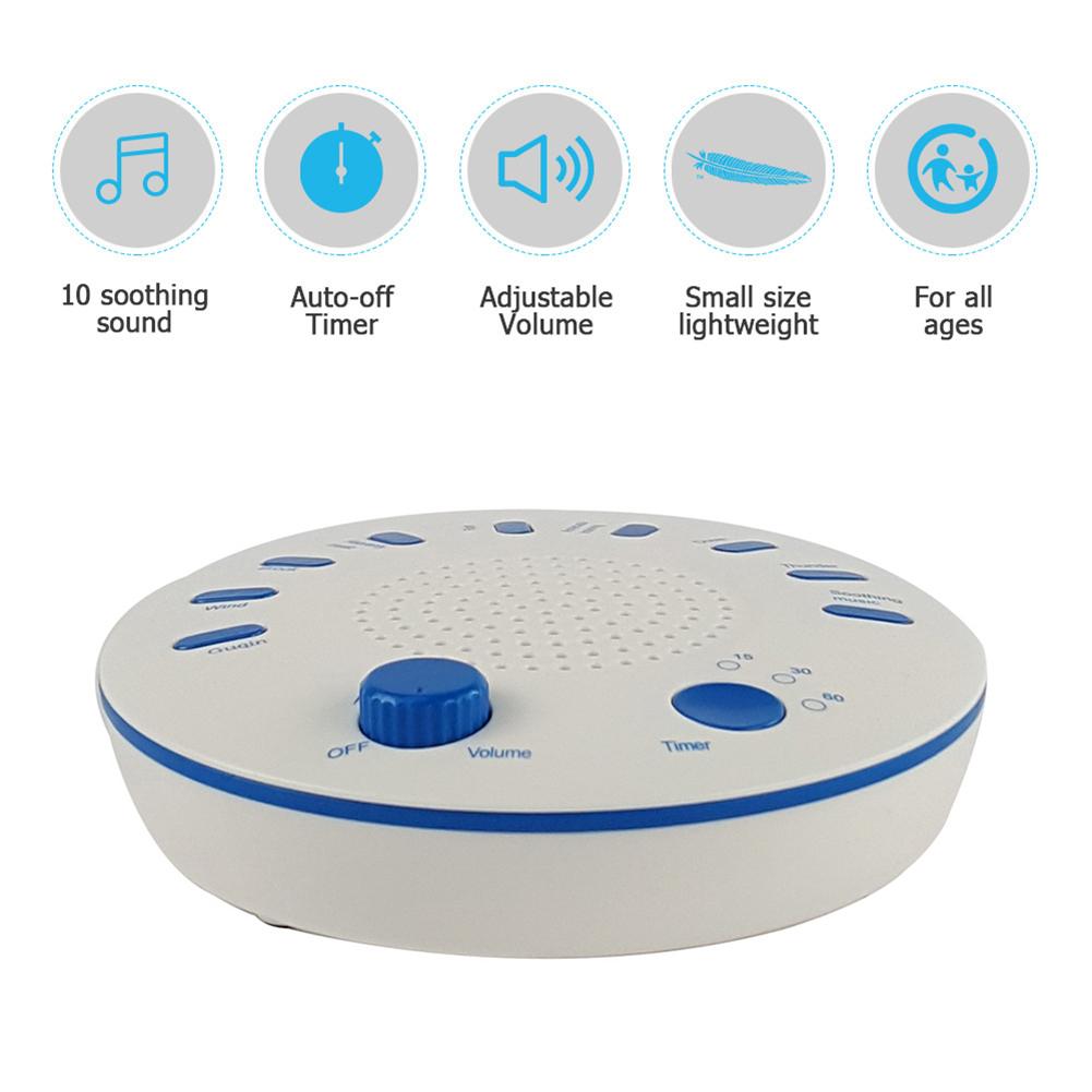 Baby's High Sound Quality Timing Music Sleep Aid Device White Noise Machine Sound Machine Music Player Help Baby Sleeping