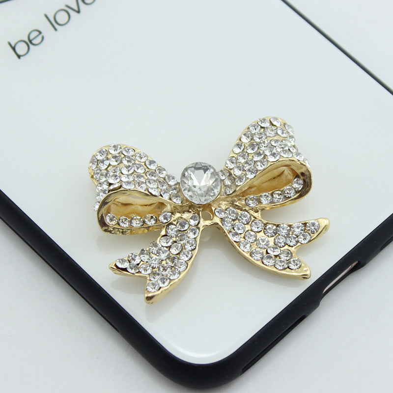 Full Diamond Alloy Bow Collar Section Creative Diy Handmade Material Decorative Accessories