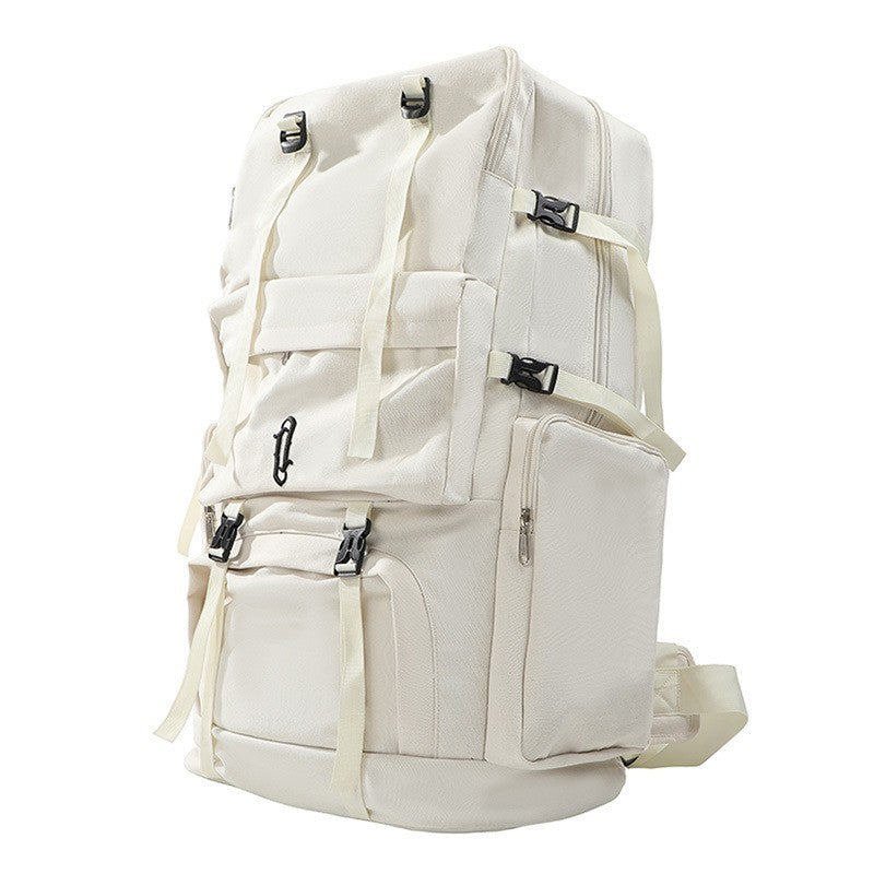 Casual Large Capacity Canvas Backpack Men's Traveling Bag