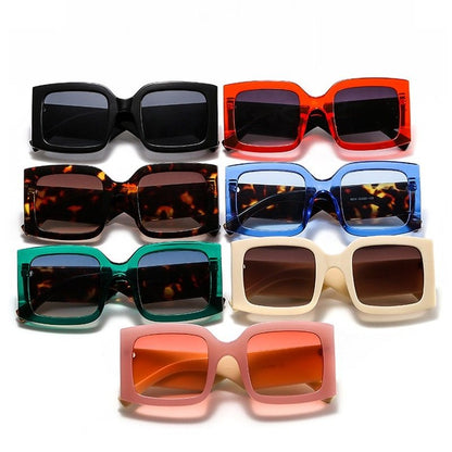 Large-frame  colorful sunglasses for men and women