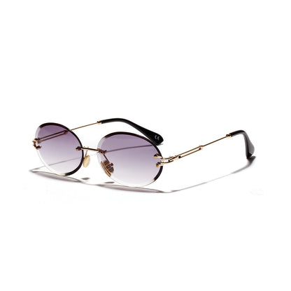 Retro oval sunglasses