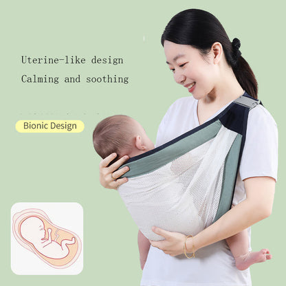 Baby carrier for babies going out, simple, breathable, multifunctional, newborn baby carrier