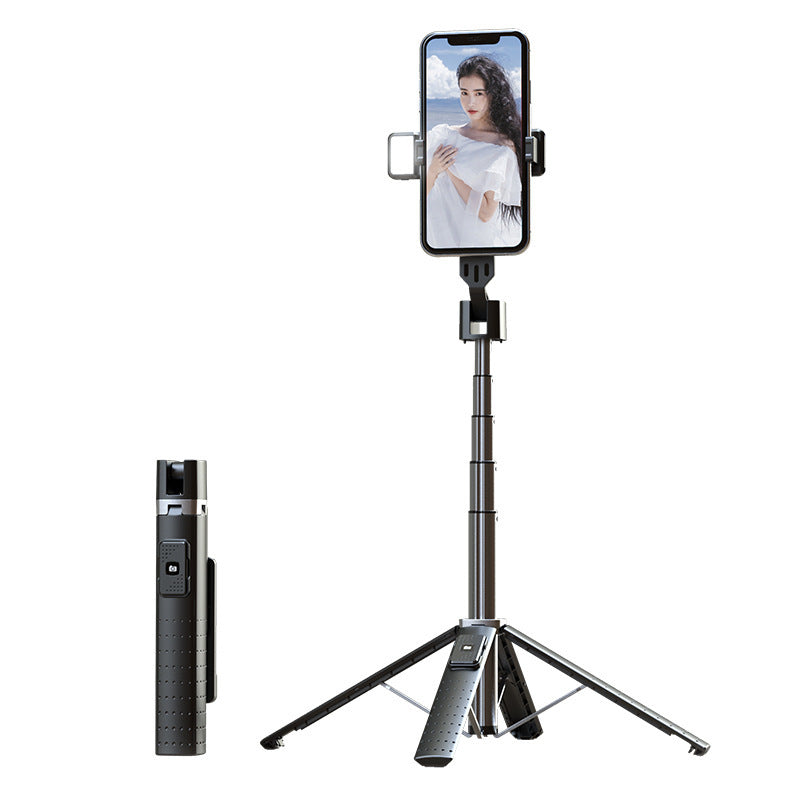 Quadrupod Double Fill Light Mobile Phone Bluetooth-compatible Selfie Stick