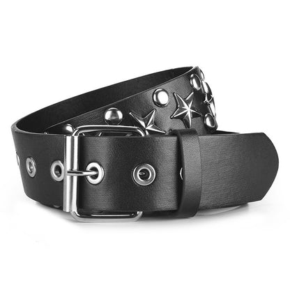 Fashion Needle Buckle Versatile Punk Style Belt For Women