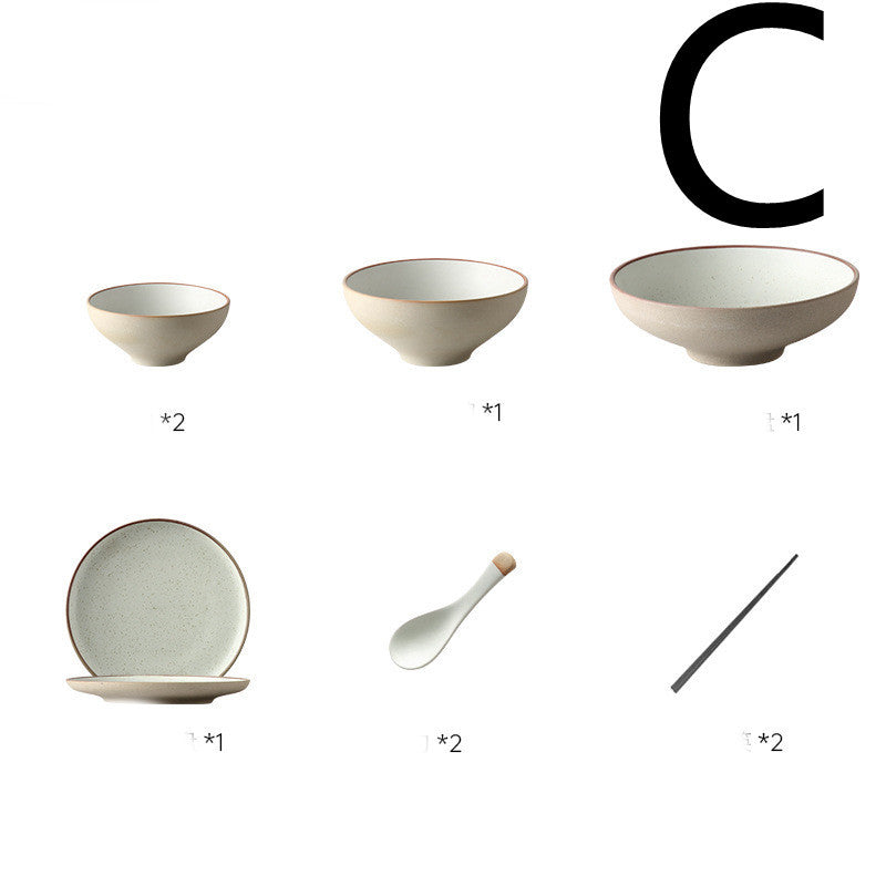 Japanese Ceramic Plate, Dish Plate And Tableware Set