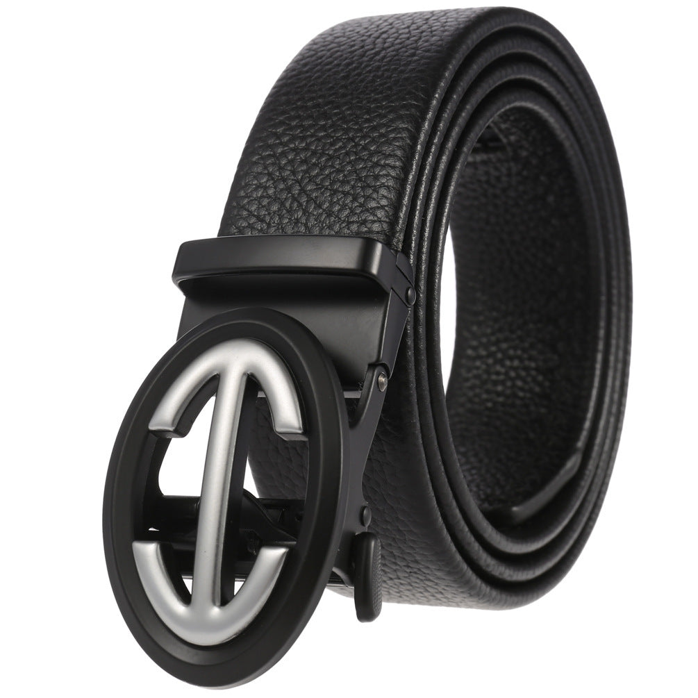 Automatic Buckle Men's Casual Business Belt