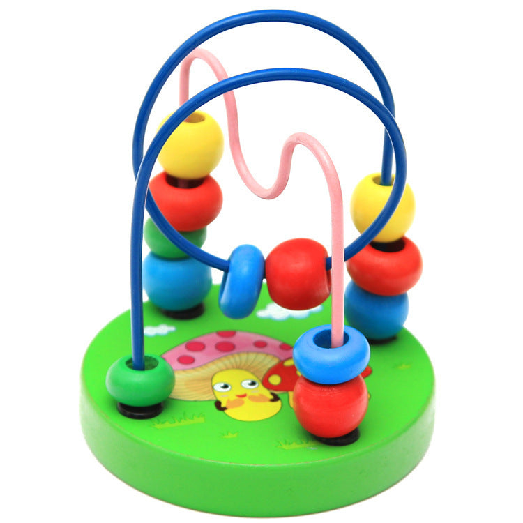 Baby puzzle abacus round beads