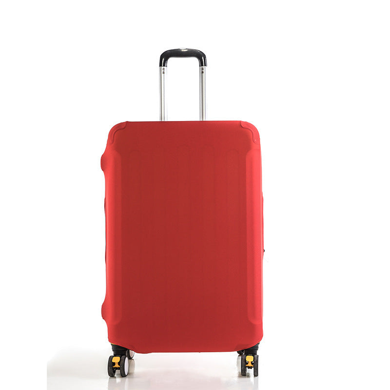 Solid Color Elastic Luggage Protection Cover