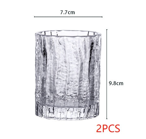 Japanese-style Creative Wine Glass Tree Pattern Cup Crystal Glass