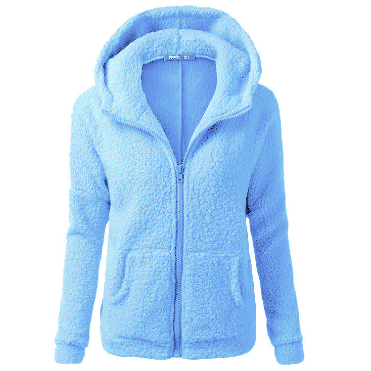 Women's Fashion Jacket Hooded Sweater Sweater