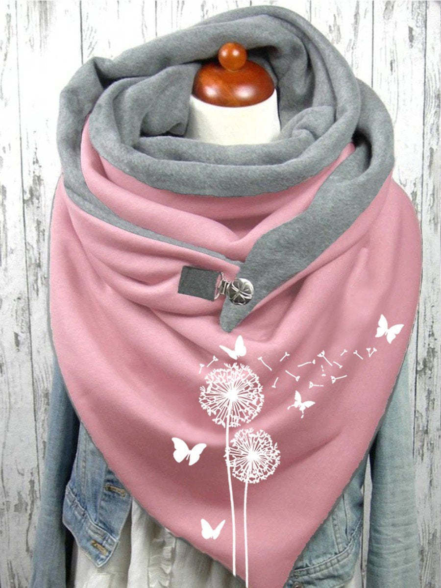 Women's Fashion Leisure Warm Clip Scarf