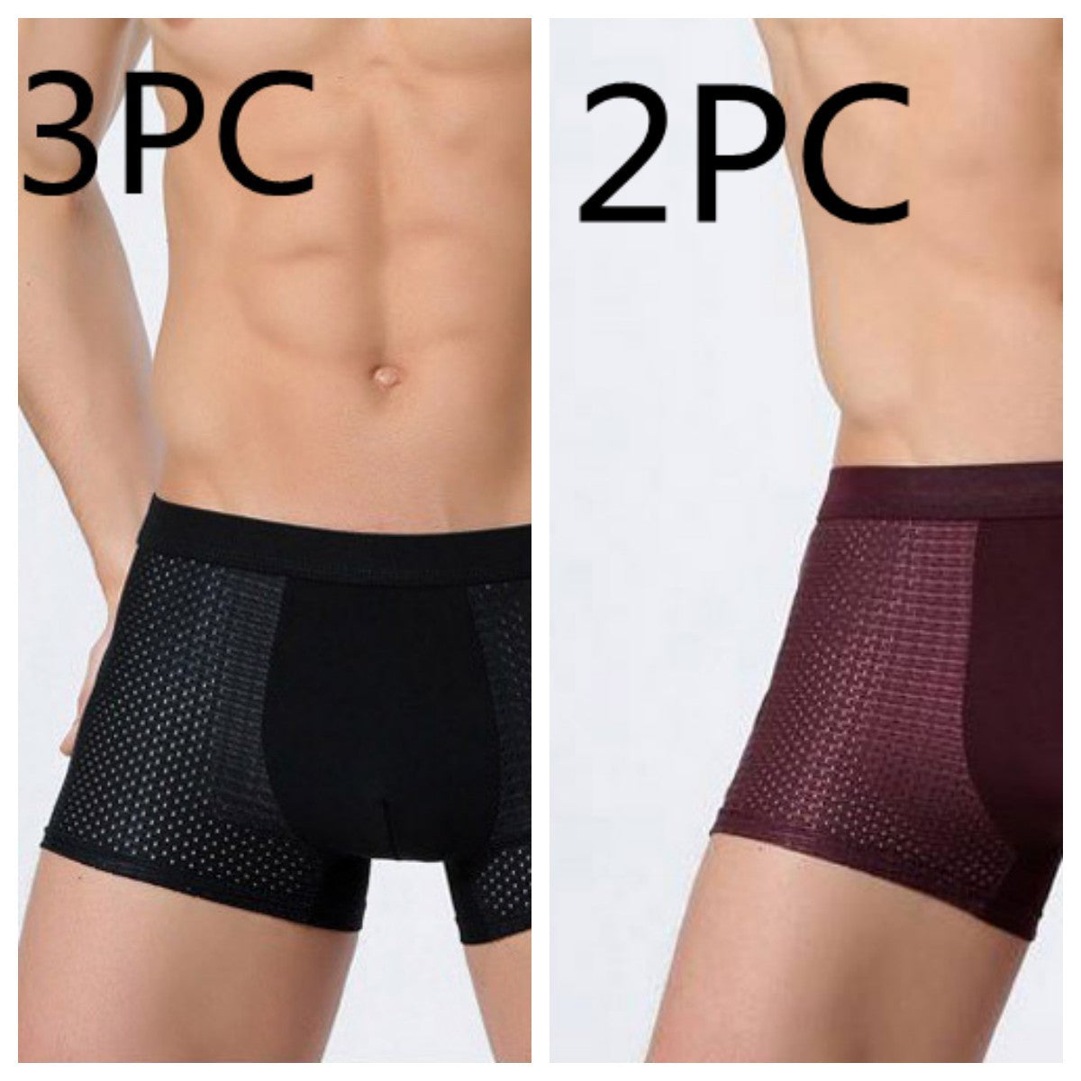 Ice silk men's underwear mesh boxer