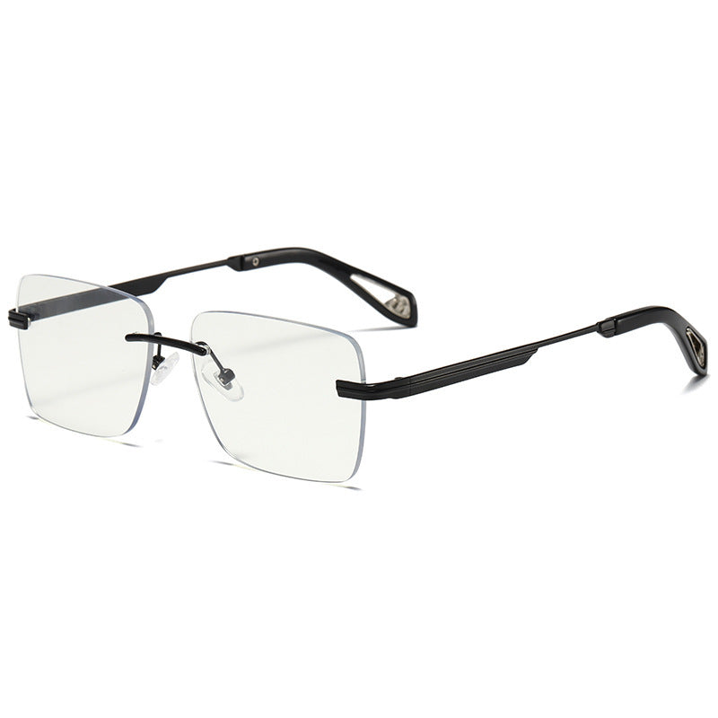 Frameless Square Sunglasses Retro For Men And Women