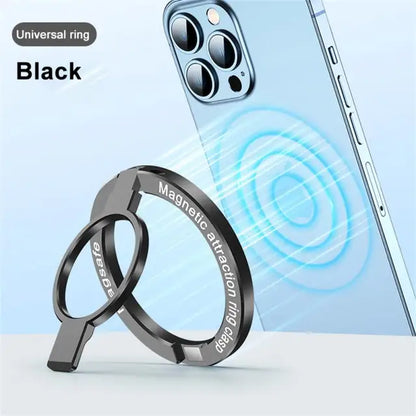 For Phone New Magnetic Ring Holder for 12 13 14 Max Magnet Finger Ring Grip Stand Holder Zinc Alloy Kickstand