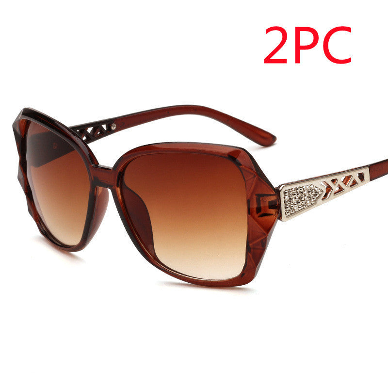 Women's Big Frame Sunglasses Women Retro Sunglasses