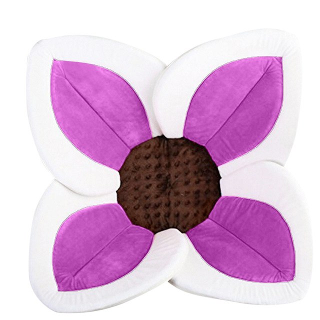 Baby Blooming Bath Flower Bathtub Mat Bath Cushion Infant Newborn Bath For Baby Blooming Sink Infant Shower Seat Accessories