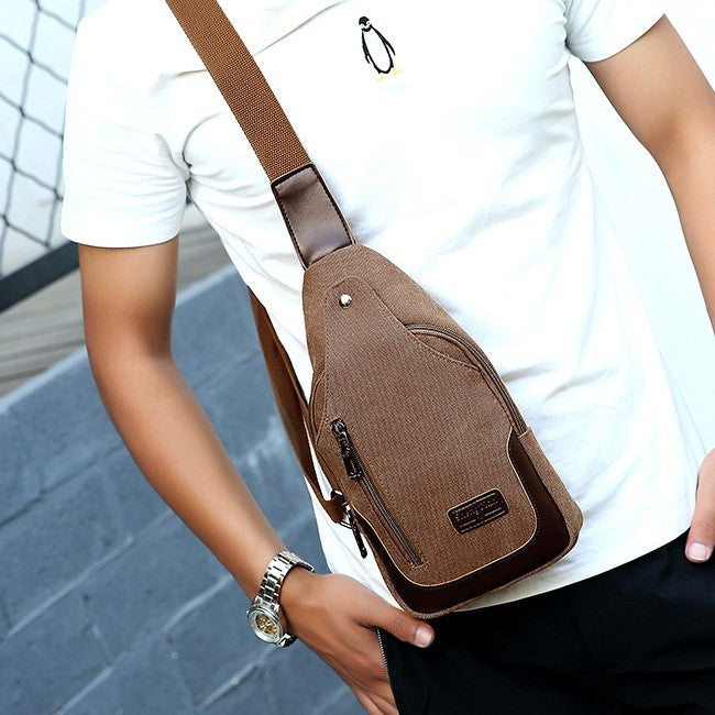 Wear-resistant Large Capacity Crossbody Chest Bag