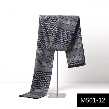 Men's Autumn And Winter  Cashmere Warm Scarf