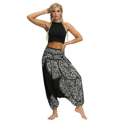 Digital Print Women's Lantern Yoga Pants