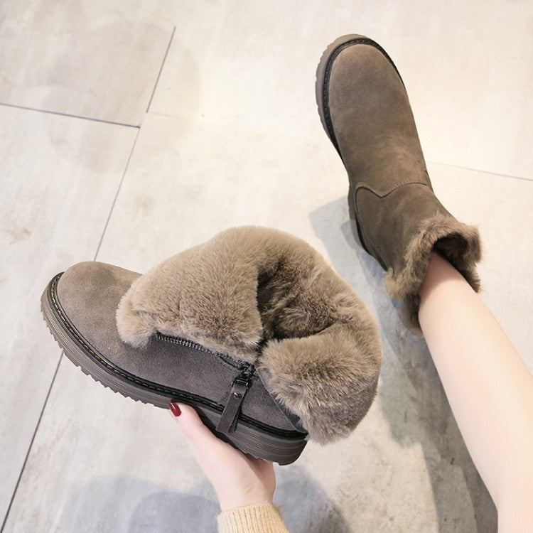 Korean style thick-soled short Martin boots