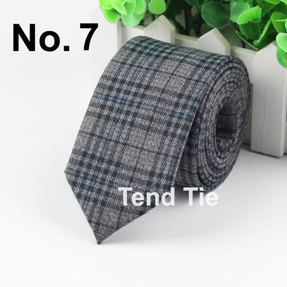 Men's Tie New Ultra-narrow Wool Elegant Atmosphere