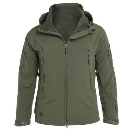 Soft Shell Jacket Men Windproof Hooded Jacket