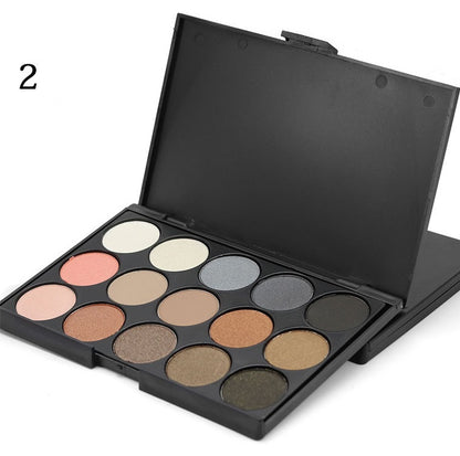 15 color eyeshadow earth color eye shadow smoky eyeshadow E15 multi color makeup plate beauty tools