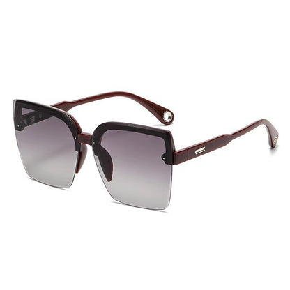 Europe And The United States Street Shot Ins Wind Big Square Sunglasses