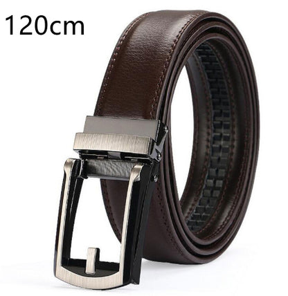 TV Belt Men's Comfort Click Fake Pin Buckle Men's Leather Belt