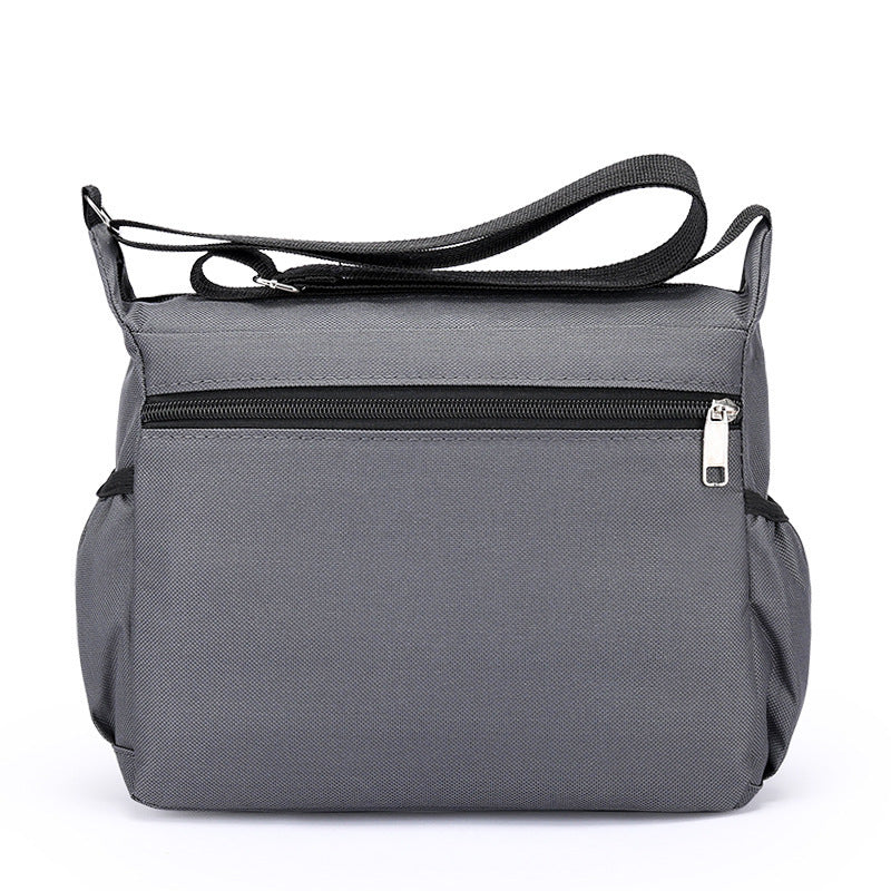 Men's Outdoor Leisure Multi-layer Zipper Messenger Bag