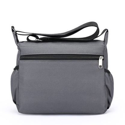 Men's Outdoor Leisure Multi-layer Zipper Messenger Bag