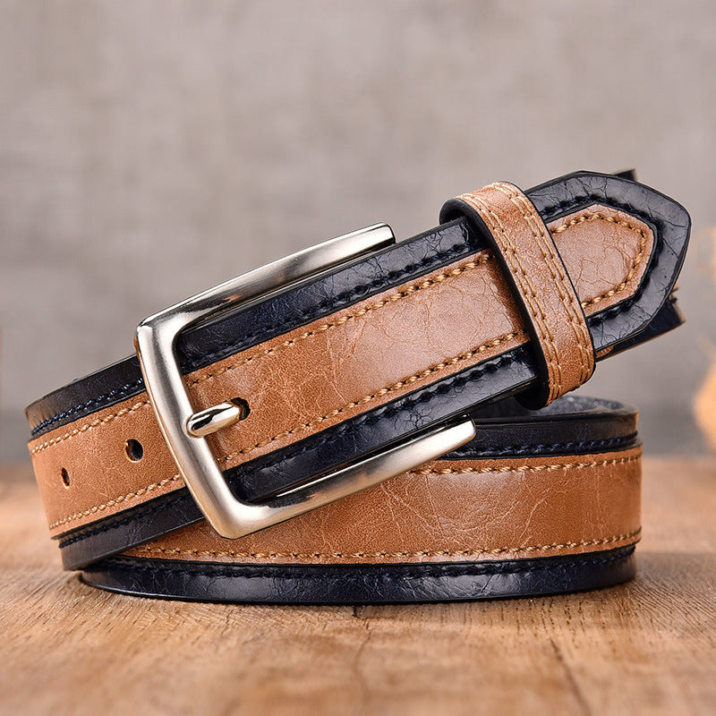 Color Matching Men's Casual Belt