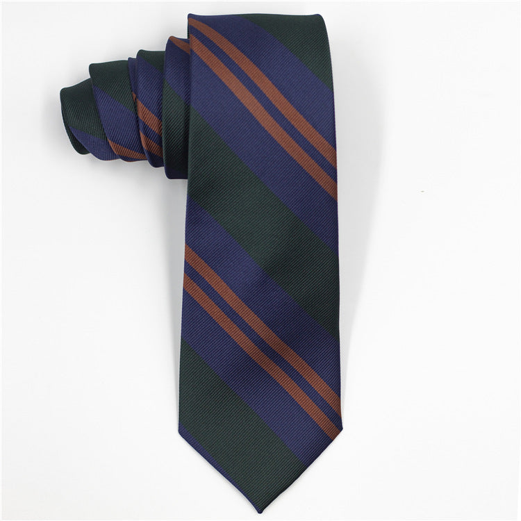 Business Formal Wear Classic Contrast Color Twill Tie For Men