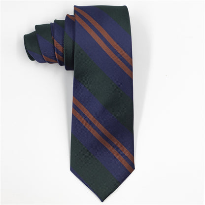 Business Formal Wear Classic Contrast Color Twill Tie For Men