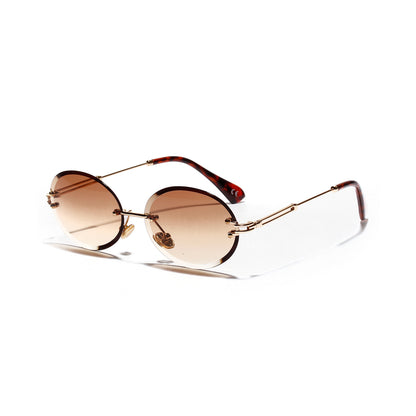 Retro oval sunglasses