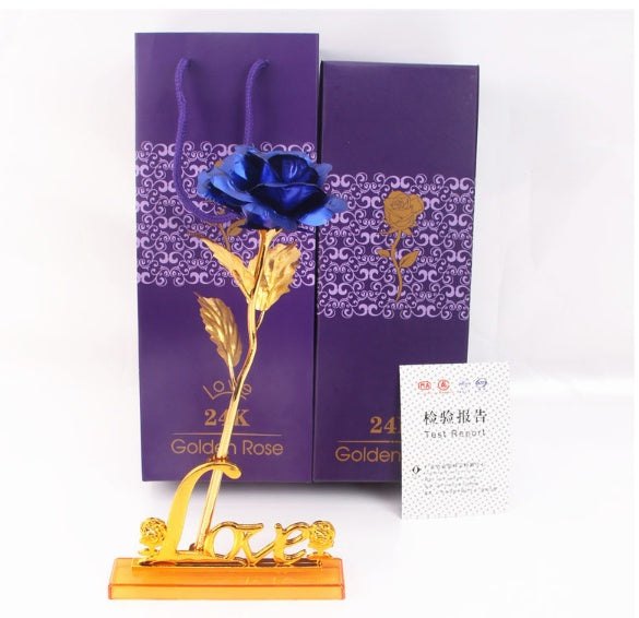 gold rose gift