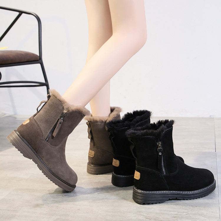 Korean style thick-soled short Martin boots