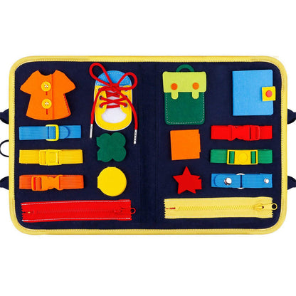 Children's Educational Felt Education Dressing Learning Board