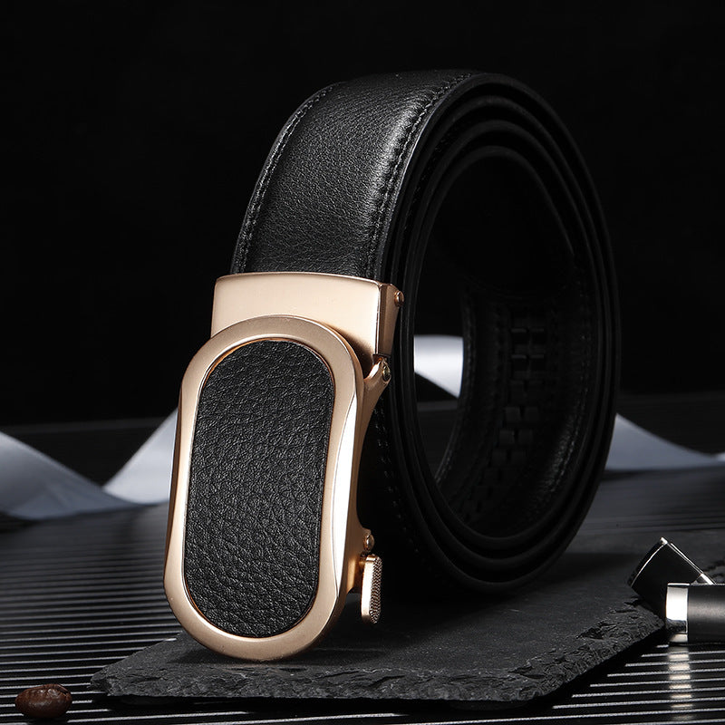 Men's Artificial Leather Comfort Click Belt