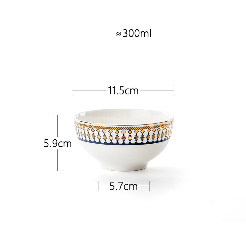 Light Luxury Western Tableware Plate Set Nordic